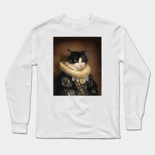 Cat Portrait - Samantha Long Sleeve T-Shirt